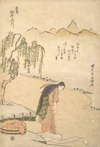 Chofu Tamagawa, Musashin maakunta, vai mitä? 1791. , hyttynen. 1791. tekijältä Chōkyōsai Eiri