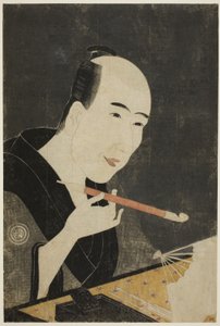 Santo Kyodenin, Kyobashin mestarin muotokuva (Edo hana Kyobashi natori) tekijältä Chōkyōsai Eiri