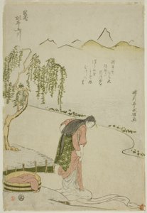 Chofu Jalokivijoki Musashin maakunnassa (Musashi Chofu no Tamagawa), nimettömästä Six Jewel Riversin sarjasta