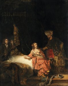 Joosef ja Potifarin vaimo tekijältä Rembrandt
