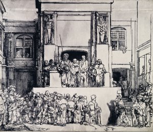 Kristus esitettiin kansalle, 1655 tekijältä Rembrandt van Rijn