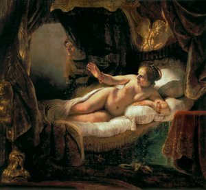 Danae tekijältä Rembrandt van Rijn