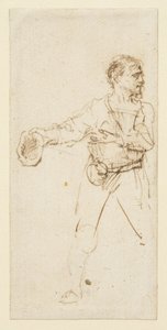 Mies seisomassa, noin 1634 tekijältä Rembrandt van Rijn