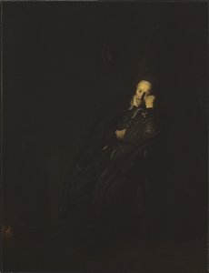 Vanhan miehen muotokuva, 1629 tekijältä Rembrandt van Rijn