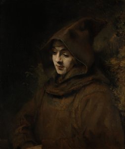 Rembrandtin poika Titus munkin tapana tekijältä Rembrandt van Rijn