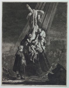 Lasku ristiltä tekijältä Rembrandt van Rijn