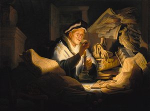 Vertaus rikkaasta hullusta tekijältä Rembrandt Harmensz. van Rijn