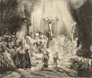 Kolme ristiä tekijältä Rembrandt van Rijn