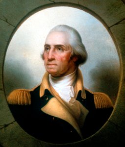 George Washington 1732-99, Yhdysvaltain ensimmäinen presidentti 1789-97. tekijältä Rembrandt Peale