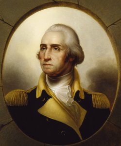George Washington, n. 1850 (öljy kankaalle) tekijältä Rembrandt Peale