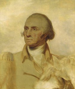 Luonnos George Washingtonin muotokuvalle tekijältä Rembrandt Peale