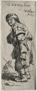 Talonpoika huutaa: on erittäin kylmä, 1634. tekijältä Rembrandt van Rijn