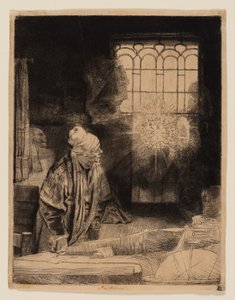 Tutkija tutkimuksessaan (Faust) tekijältä Rembrandt van Rijn