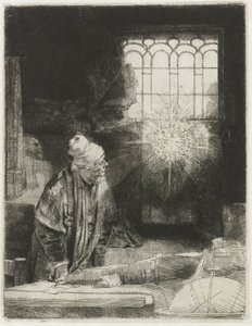Tutkija työhuoneessaan tekijältä Rembrandt van Rijn
