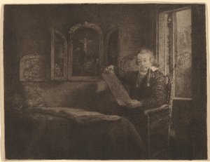 Abraham ranska tekijältä Rembrandt van Rijn