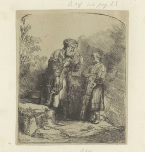 Abraham Izaakissa Kokoelma kahdeksankymmentäviisi alkuperäistä vedosta (sarjan nimi) tekijältä Rembrandt van Rijn