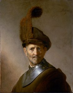 Vanha mies sotilasasussa (aiemmin nimeltään Rembrandtin isän muotokuva), n. 1630