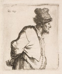 Talonpoika kädet selässä tekijältä Rembrandt van Rijn