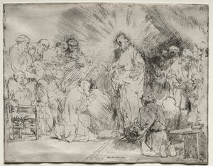 Kristus ilmestyy apostoleille tekijältä Rembrandt van Rijn