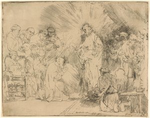 Kristus ilmestyy apostoleille tekijältä Rembrandt van Rijn
