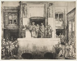 Kristus esitettiin kansalle, 1655. tekijältä Rembrandt van Rijn