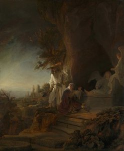 Kristus ilmestyy Maria Magdalenalle Noli me tangerelle, 1638. tekijältä Rembrandt van Rijn