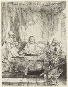 Kristus Emmauksessa tekijältä Rembrandt van Rijn