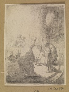 Kristus lapsena ja kirjanoppineet. Asetti tekijältä Rembrandt van Rijn