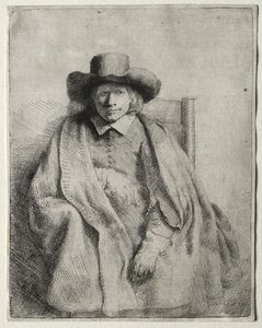 Clement de Jonghe, Printseller, 1651. tekijältä Rembrandt van Rijn