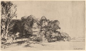 Puuryökkä Vistalla tekijältä Rembrandt van Rijn