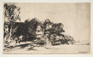 Puuryökki Vistalla, 1652. tekijältä Rembrandt van Rijn