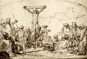 Ristiinnaulitseminen tekijältä Rembrandt van Rijn
