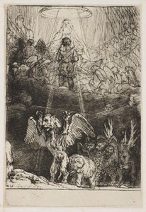 Danielsin näky neljästä pedosta tekijältä Rembrandt van Rijn