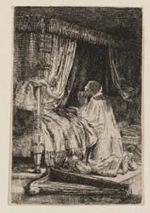 Rukoileva Daavid tekijältä Rembrandt van Rijn