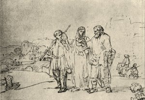 Der Gang nach Emmaus tekijältä Rembrandt van Rijn