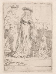 Nuori pari ja kuolema tekijältä Rembrandt van Rijn