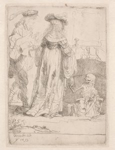 Nuori pari ja kuolema tekijältä Rembrandt van Rijn