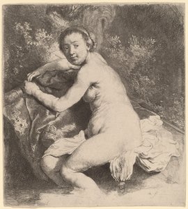 Diana kylpylässä tekijältä Rembrandt van Rijn