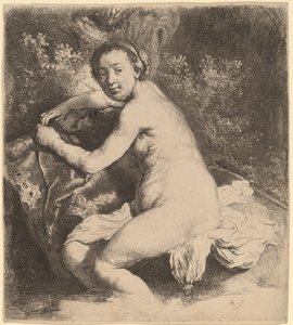 Diana kylpylässä tekijältä Rembrandt van Rijn