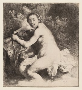 Diana kylpylässä tekijältä Rembrandt van Rijn