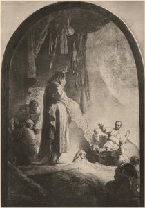 Lasaruksen herättäminen tekijältä Rembrandt van Rijn