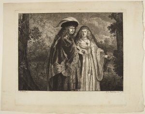 Nimeltään "Mies, jolla on valkoinen sulka" tekijältä Rembrandt van Rijn
