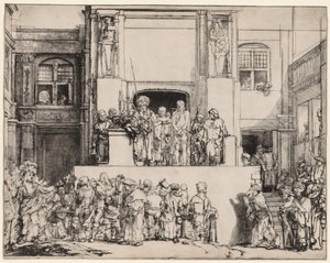 Ecce Homo. Kristus esitettiin kansalle, 1655. tekijältä Rembrandt van Rijn