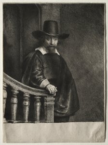 Ephraim Bonus, juutalainen lääkäri, 1647. tekijältä Rembrandt van Rijn