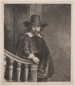 Ephraim Bonus, juutalainen lääkäri tekijältä Rembrandt van Rijn