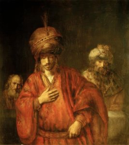 Haman Ungnadessa tekijältä Rembrandt van Rijn