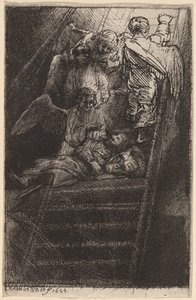 Jaakobin tikkaat tekijältä Rembrandt van Rijn