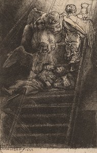 Jaakobin tikkaat, 1655. tekijältä Rembrandt van Rijn