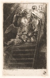Jaakobin tikkaat tekijältä Rembrandt van Rijn