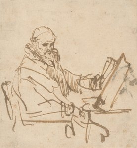 Jan Cornelisz Sylvius, saarnaaja, 16441645. tekijältä Rembrandt van Rijn